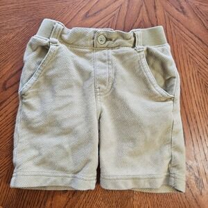 Tea Collection Boys Khaki Tan Textured Twill soft destination Shorts Size 4